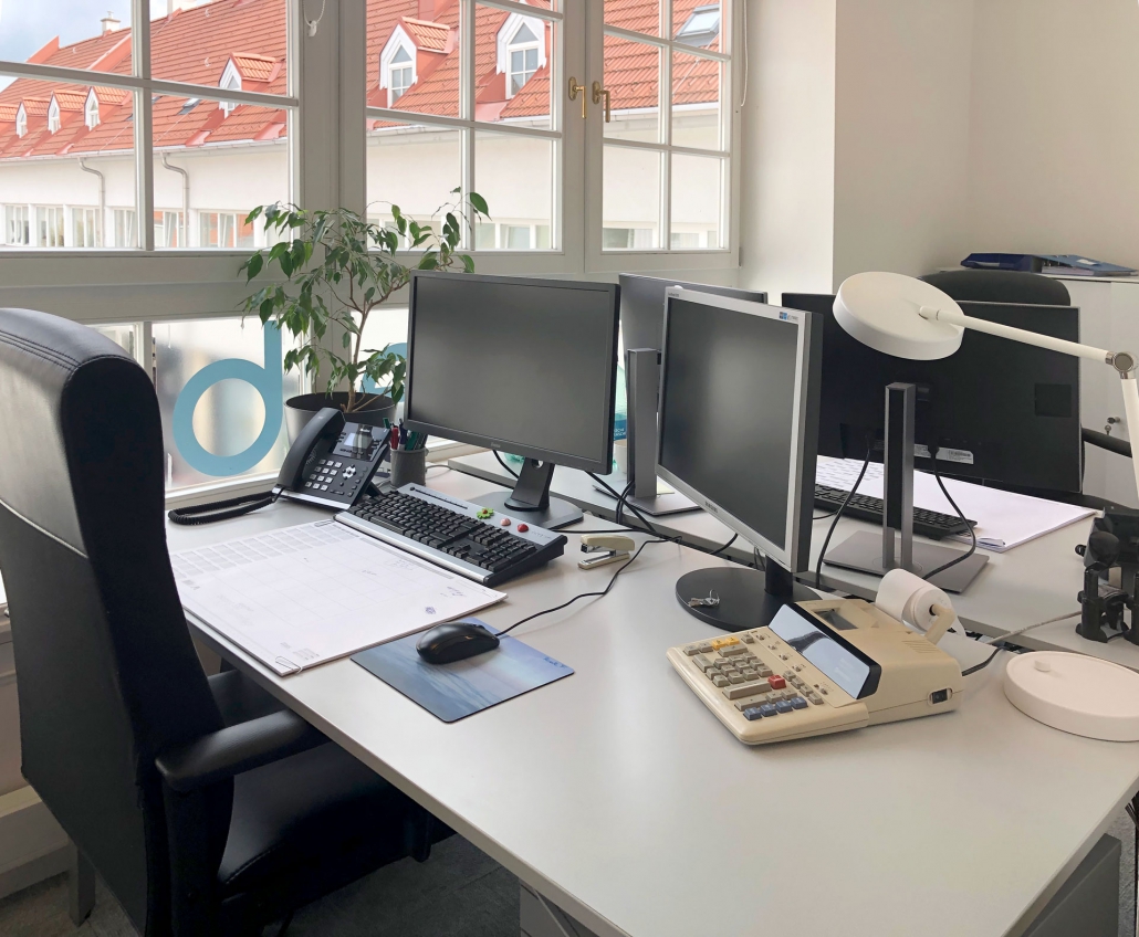 Foto von einem Arbeitsplatz bei ebit